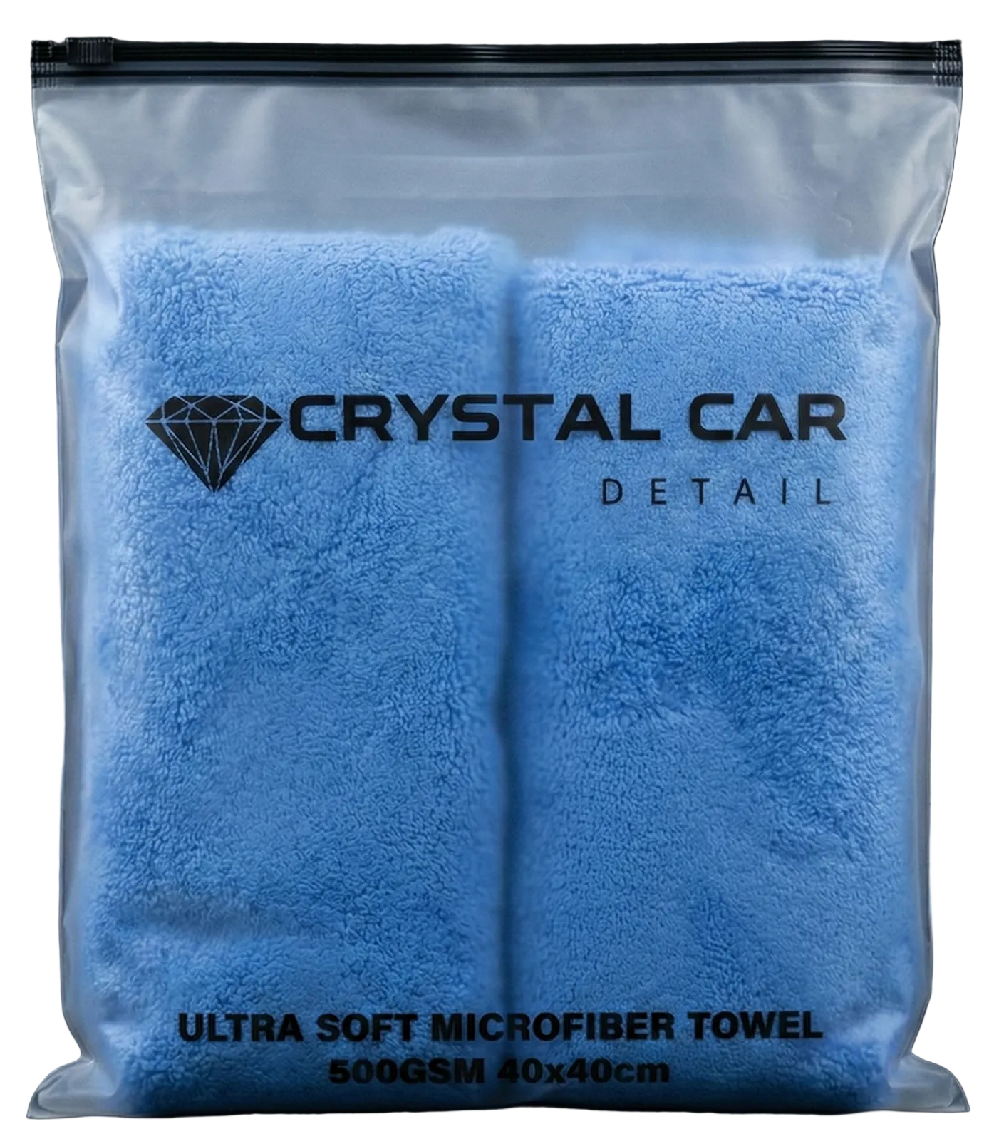 CrystalCar Ultra Soft Микрофибърна Кърпа 40×40 см X2  – 500 GSM