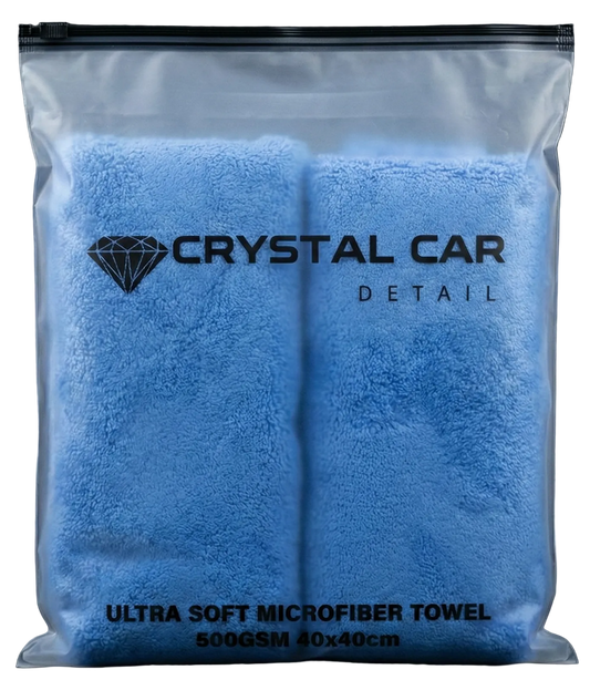 CrystalCar Ultra Soft Микрофибърна Кърпа 40×40 см X2  – 500 GSM