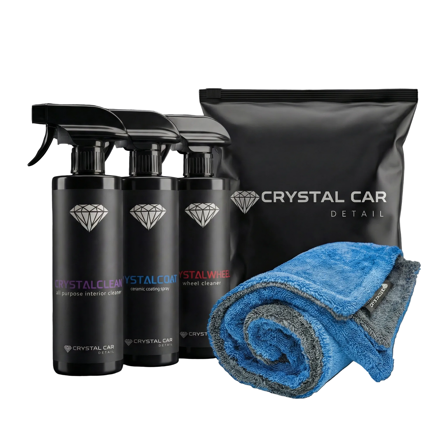 CrystalCar Detail Complete Detail Kit | Пълен комплект за почистване и защита на автомобила