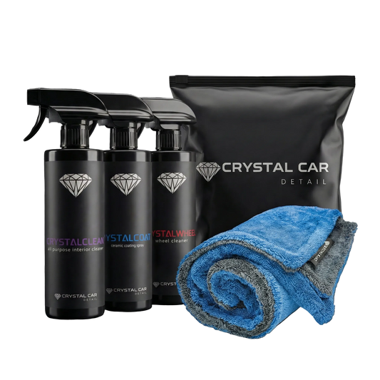 CrystalCar Detail Complete Detail Kit Pro | Пълен комплект за почистване и защита на автомобила