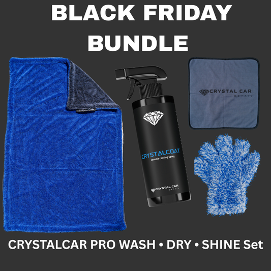 BLACK FRIDAY BUNDLE CrystalCar PRO WASH • DRY • SHINE Set!