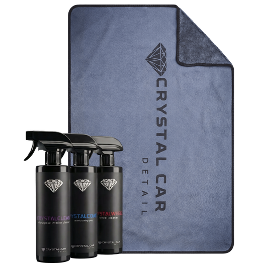 CrystalCar Detail Complete Detail Kit | Пълен комплект за почистване и защита на автомобила
