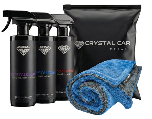 CrystalCar Complete Detail Kit | Пълен комплект за почистване и защита на автомобила