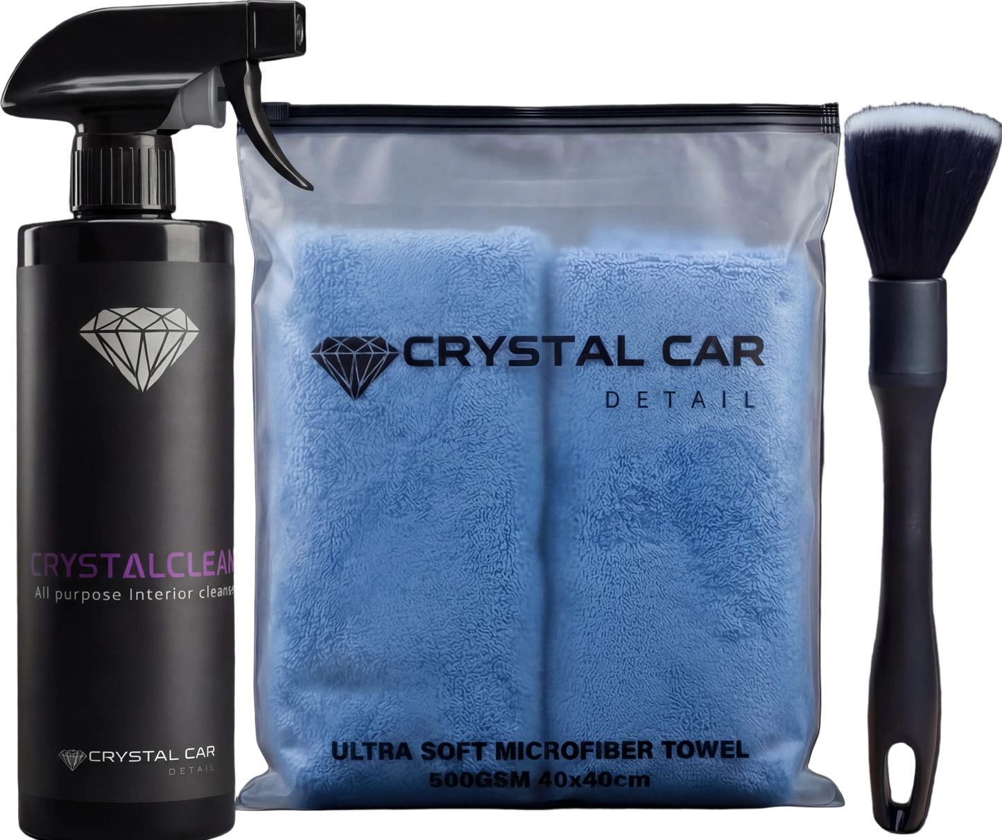CrystalCar | Interior Clean Set – Комплект за почистване на интериор